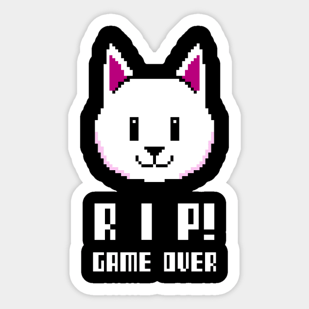 game over Sticker by 2 souls